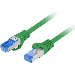 PATCHCORD KAT.6A S/FTP LSZH CCA 15M zelena FLUKE PASSED LANBERG