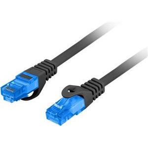 PATCHCORD KAT.6A S/FTP LSZH CCA 3M crna FLUKE PASSED LANBERG