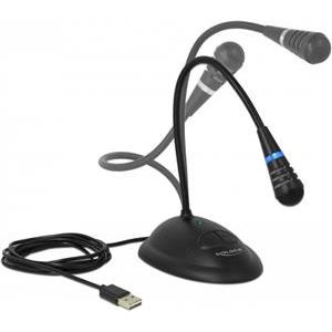 USB Gooseneck Microphone with base and mute, -44 dB, 70 Hz - 9 kHz, 16 Bit / 48 kHz