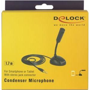 Condenser Microphone Omni-Directional, 3.5mm, -32 dB, 2.2 kOhm, 100 Hz - 13 kHz, 55x64x143 mm