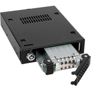 SATA/SAS HDD & SSD Mobile Rack For 3.5” Device Bay - Full Metal, Host Interface: 7 pin SATA x 2, Drive Bay: 1x 8.89 cm (3.5