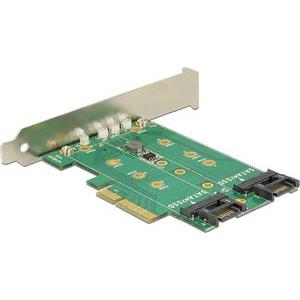 Delock - storage controller - M.2 Card / SATA 6Gb/s - PCIe x4