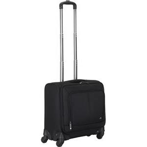 RivaCase black travel Carry-On suitcase on wheels 8481