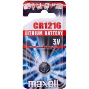 Maxell Batterie Knopfzelle CR1216 3V 25mAh Lithium 1St.