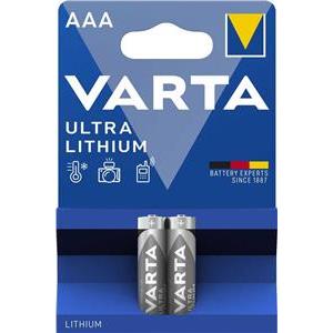 Lithium, AAA, 1.5V, 1100mAh, VPE2