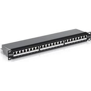 24-port Cat6A Shielded 1U Patch Panel