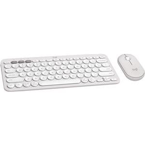 LOGITECH Pebble 2 Bluetooth Keyboard Combo - TONAL WHITE - US INT'L