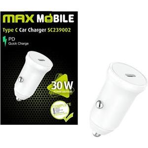 MAXMOBILE AUTO ADAPTER PD QC 3.0 TYPE C, SC239002, 30W