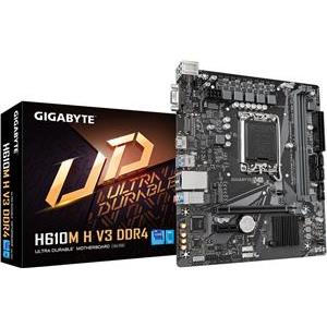 GIGABYTE MB H610M H V3 DDR4 LGA1700 2 x DDR4 1 x M.2 4 x SATA 1 x D-Sub port 1 x HDMI port Micro ATX