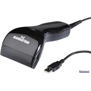 Contact CCD Barcode Scanner 80 mm Scan Width, USB, Black