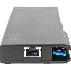 DIGITUS DA-70894 - docking station - USB 3.0 - VGA, HDMI - GigE