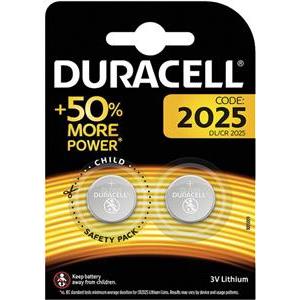 Duracell Batterie Knopfzelle CR2025 3.0V Lithium 2St.