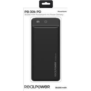 RealPower Powerbank PB-30k PD 30.000mAh