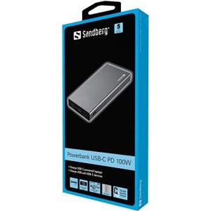 SANDBERG Powerbank 20000 mAh USB-C PD 100W