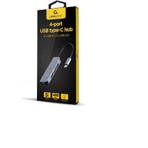 GEMBIRD Hub USB-C 4-Porty