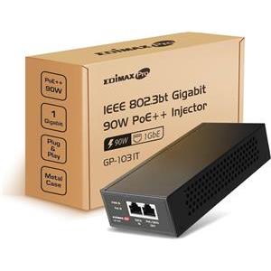 EDIMAX Injektor PRO PoE++ Gigabit GP-103IT (90Watt Ausgangs.