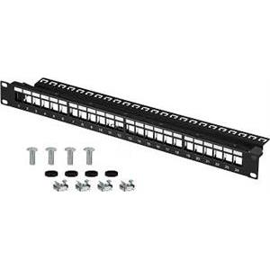 EFB Verteilerfeld Patchpanel 19 Zoll 1HE, 24-Port,