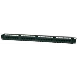 CAT 6, Class E, 24x RJ-45, Black