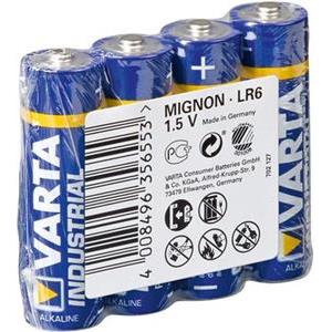 Varta Batterie INDUSTRIAL PRO Mignon AA LR6 (4x in Folie)