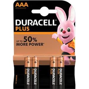 Duracell Batterie Plus NEW -AAA (MN2400/LR03) Micro 4St.