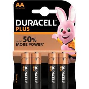 Duracell Batterie Plus NEW - AA (MN1500/LR06) Mignon 4St.