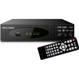 MAXPOWER HD DVB-T2 RECEIVER STB-1680 MPEG2/MPEG4 H.265 1080p