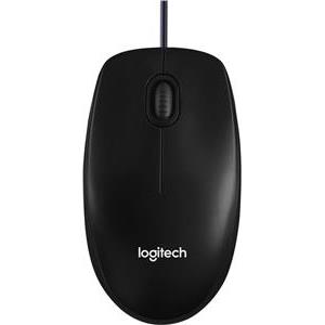 Miš Logitech B100 Optical USB, crni