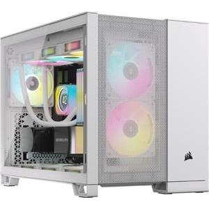 Kućište Corsair 2500D Airflow White, Dual ChamberTempered Glass Mid-Tower