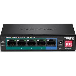 TRENDnet Switch 5-port Gbit PoE+ long range 200m 32W Metall