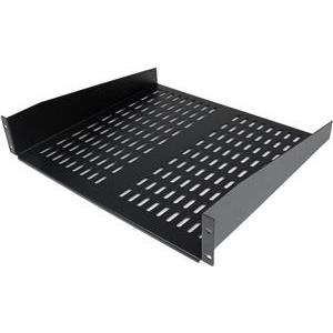 StarTech.com 2U Server Rack Shelf - Universal Vented Cantilever Tray for 19 Network Equipment Rack & Cabinet - Heavy Duty Steel - 50lb - 16 Deep (CABSHELFV) rack shelf - 2U