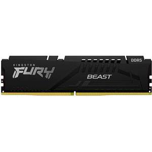 Kingston 32GB 6400MT/s DDR5 CL32 DIMM (Kit of 2) FURY Beast Black XMP, EAN: 740617342833