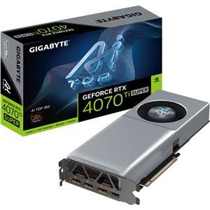 GIGABYTE Video Card NVIDIA GeForce RTX 4070 TI SUPER AI TOP 16GB, GDDR6X 16GB/256bit, PCI-E 4.0, 1x HDMI, 3x DP, 1x 12VHPWR, Retail