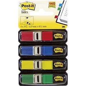 Zastavica 11,9x43,2mm 4bojex35L Post-it 3M.683-4 blister