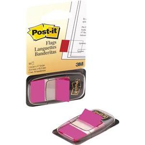 Zastavica 25,4x43,2mm 50L Post-it 3M.680-21 roza blister