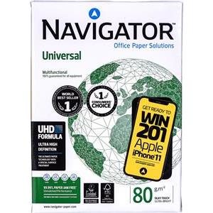 Papir ILK Navigator A4 80g Universal pk500 Soporcel