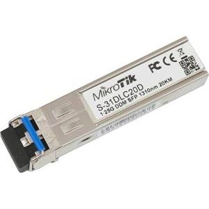 MikroTik SFP (1.25G) module, 20KM, Single Mode, S-31DLC20D