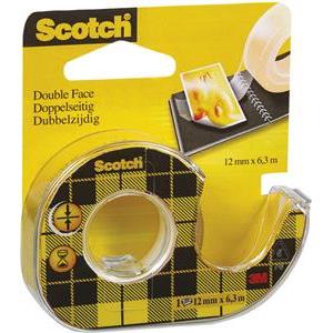 Traka ljepljiva obostrana 12mm/6,3m Scotch-136D 3M.