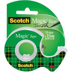 Traka ljepljiva nevidljiva 19mm/ 7,5m Scotch Magic 3M blister