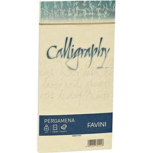 Kuverte 11x22 Calligraphy 90g pk25 Favini oker