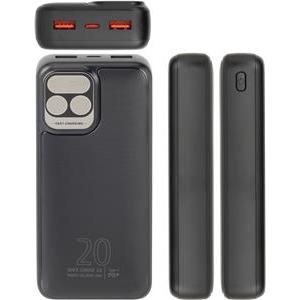 Rivacase VA2521 20000mAh 20W Quick Charge 3.0 portable battery.