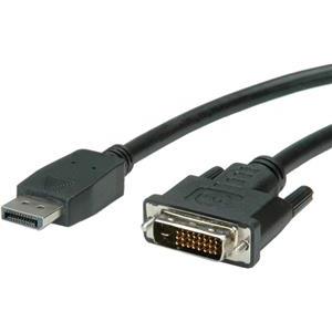 Roline VALUE DisplayPort kabel, DP M na DVI-D (24+1) M, 1.0m, 11.99.5613