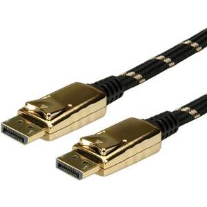 Roline GOLD DisplayPort kabel, DP M/M, 2.0m, 11.04.5645