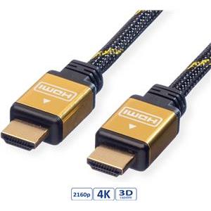 Roline GOLD HDMI kabel sa mrežom, HDMI M - HDMI M, 5.0m, 11.04.5505