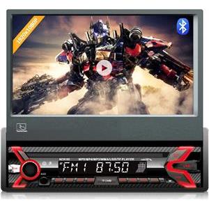 Audiocore AC9100 radio Car Digital Black, Red