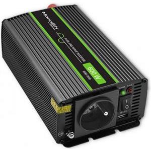 Qoltec Monolith power adapter/inverter Auto 600 W