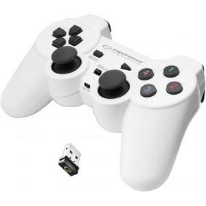 Esperanza EGG108W Gaming Controller Black, White RF Gamepad Analogue / Digital PC, Playstation 3