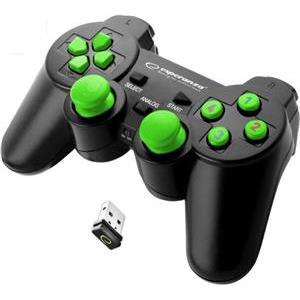 Esperanza EGG108G Gaming Controller Gamepad PC,Playstation 3 Analogue / Digital USB 2.0 Black,Green