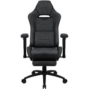 Aerocool ROYALSLATEGR Premium Ergonomic Gaming Chair Legrests Aerosuede Technology Grey