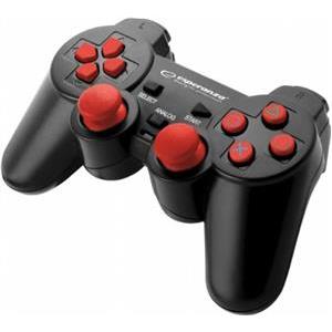 Esperanza EGG106R Gaming Controller Gamepad PC,Playstation 2,Playstation 3 Analogue / Digital USB 2.0 Black,Red