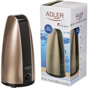 Adler AD 7954 humidifier 1 L Black, Gold 18 W